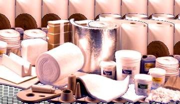 Arora Refractories products — ceramic fibre, castables, firebricks and pipe insulation